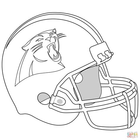 Free Coloring Pages Carolina Panthers Football Jersey Hailieteclay