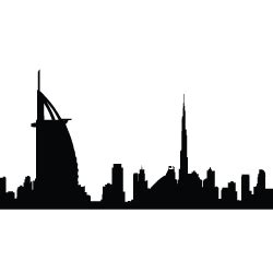 Dubai skyline silhouette png image. Dubai Silhouette at GetDrawings | Free download