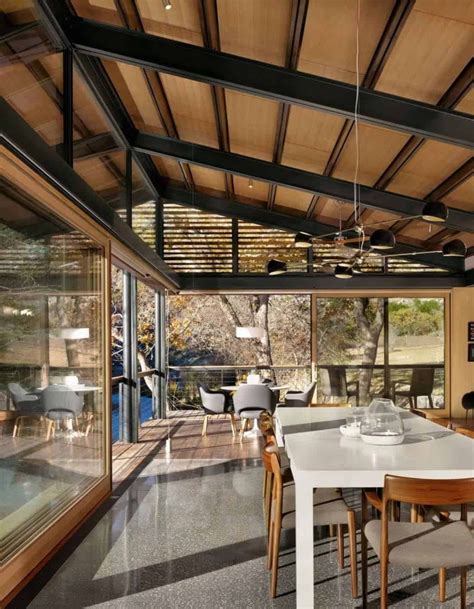 Because of the region's karst topography—terrain formed by abundant rain that dissolved the bedrock—the hill country is a maze. Texas Hill Country ranch home offers a water's edge ...