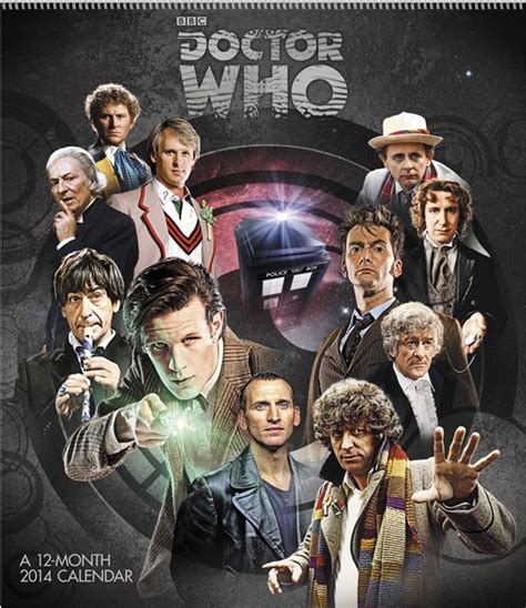 Pre Order Bbc Americas Doctor Who 50th Anniversary Calendar