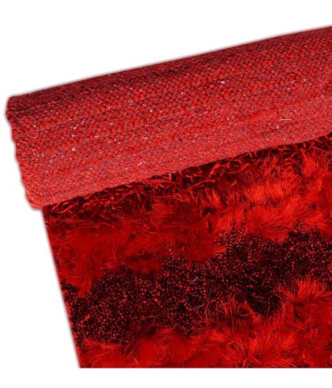 While generally it's not considered to be as durable as nylon carpet, modern, higher end polyesters do just fine. Story@Home Red Polyester Carpet Plain 3x5 Ft. - Buy Story@Home Red Polyester Carpet Plain 3x5 Ft ...