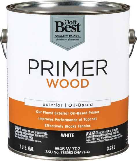Buy Do It Best Oil Based Wood Exterior Primer 1 Gal White