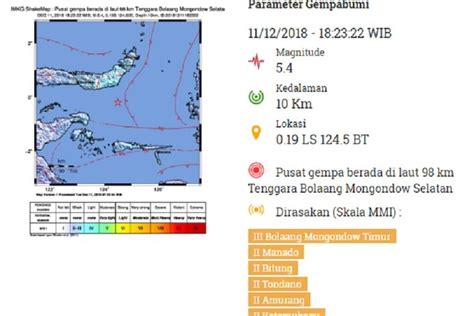 Gempa bumi terkini mengguncang wilayah sukabumi provinsi jawa barat pada pukul 21:56:32 wib, minggu, 21 februari 2021. Gempa Hari Ini: M 5,4 Terasa di Sebagian Wilayah Sulawesi ...