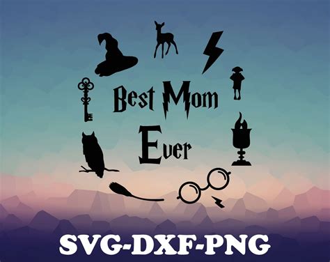 Best Mom Ever Svg Hogwarts svg Hermione Svg Harry Potter | Etsy