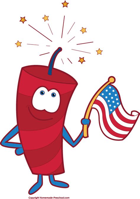 American holiday celebration themed clipart set includes flags, banners, uncle sam hat, balloons, fireworks and confetti. Pictures Of Cartoon Fireworks | Free download on ClipArtMag
