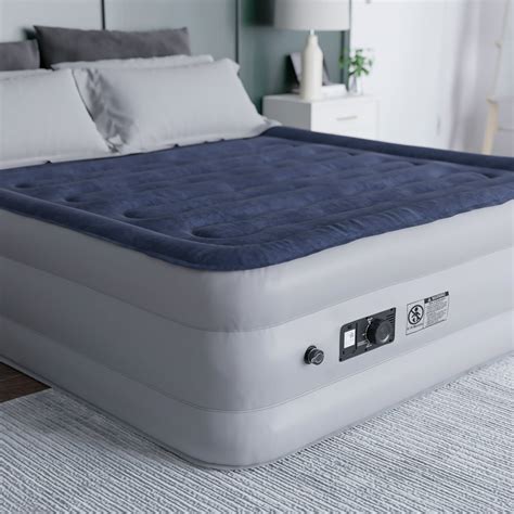 18 Inch Queen Size Raised Inflatable Air Mattress With Internal