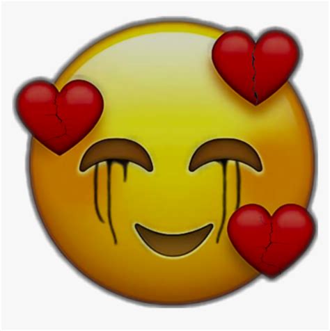 Emoji Aesthetic Grunge Edgy Trippy Rot Sad Depressed