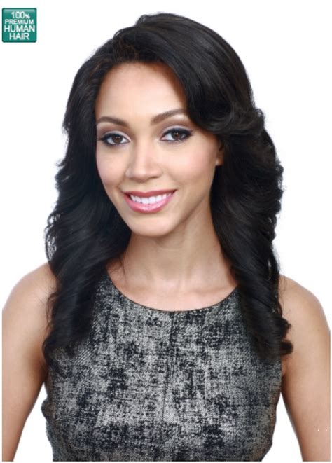 Bobbi Boss Pureline Human Hair Lace Front Wig MHLF SValerie