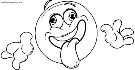 Printable Emojis 4 Coloring Page Free Printable Coloring Pages