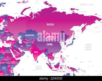 China Detailed Political Map With Lables Stock Vector Image Art Alamy
