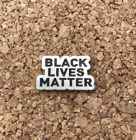 Black Lives Matter Lapel Pin Silver Radical Dreams Pins