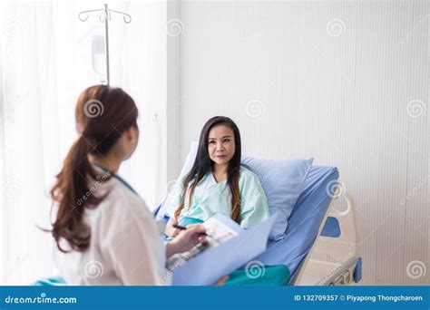 Psychiatrist Recommend And Examining To Asian Woman Patient With Follow