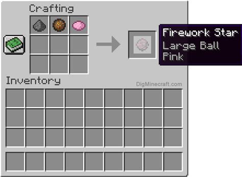 Fireworks balls are simple to make, simply add gunpowder and dyes to create fireworks with different colors best minecraft map seed for minecraft 1.10, two village spawns, minecraft horse spawn, minecraft temple spawn! How to make a Pink Large Ball Firework Star in Minecraft
