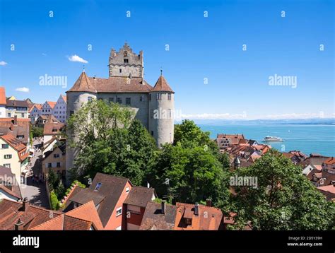 Germany Meersburg Castle At Lake Constance Stock Photo Alamy