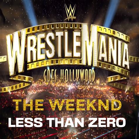 Wwe Wrestlemania 39 Less Than Zero Album Cover By Lemonx2021 On Deviantart