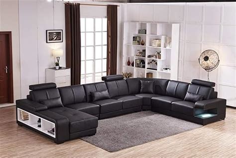 My Aashis Luxury Sectional Sofa Design U Shape 7 Seater Lounge Couch