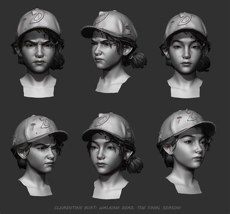 How tall is clementine twd? Spoilers! Season 4 models of Lee and Clementine — Telltale ...