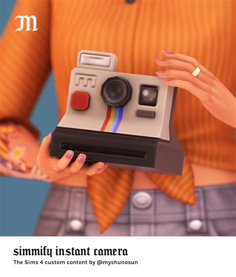 Simmify Instant Camera New Functional Camera The Sims 4 Build Buy