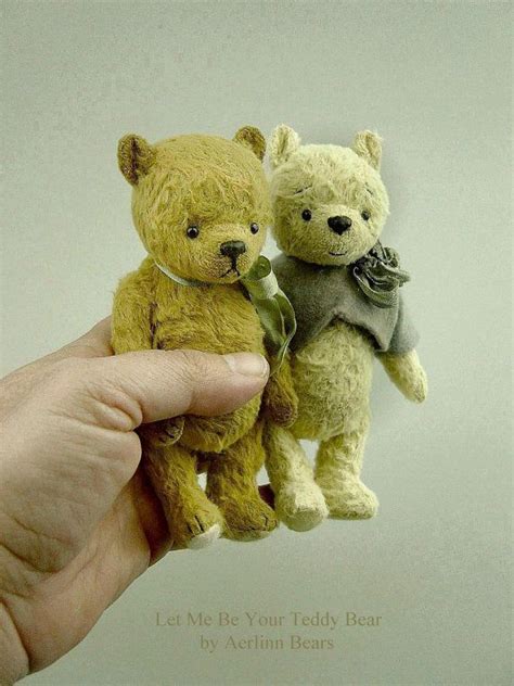 Let Me Be Your Teddy Bear Pdf Pattern For 5 12 Teddy Bear By Aerlinn