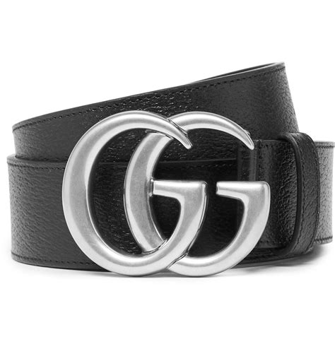 Gucci 4cm Full Grain Leather Belt In Black For Men Lyst