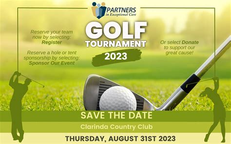 Partners In Exceptional Care Golf Tournament