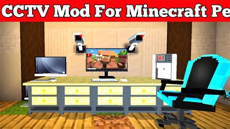 Security Camera Mod For Minecraft Pe Cctv And Computer Addon Spelen