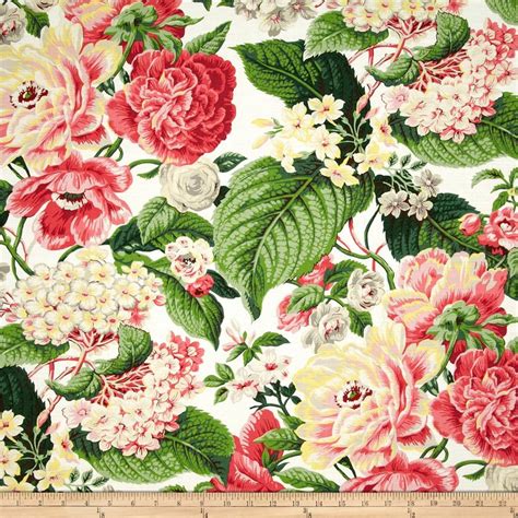Waverly Floral Flourish Spring Fabric Decor Home Decor Fabric
