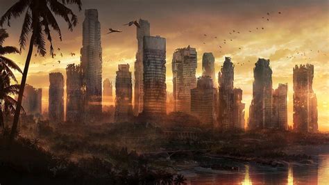 Post Apocalypse Artwork Post Apocalyptic Art Post Apocalyptic City