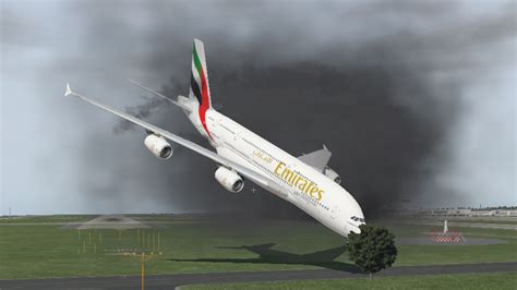 Taking A Look At X Plane 11 I Fly And Crash The Airbus A380 800 Youtube