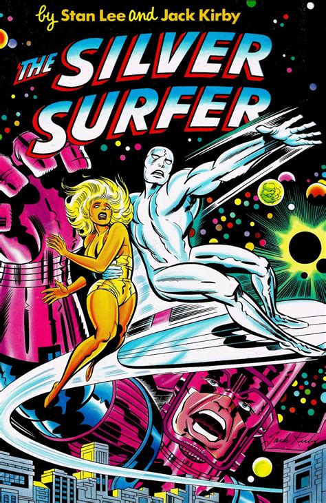 Silver Surfer Graphic Novel Cover By Jack Kirby Silver Surfer Jack