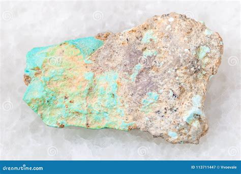 Raw Turquoise Gem Stone On White Stock Image Image Of Gemmology
