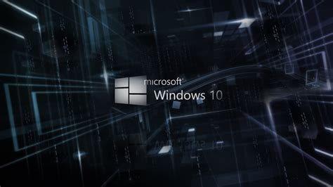 Papéis De Parede Microsoft Windows 10 Logotipo Fundo 3d 1920x1080 Full