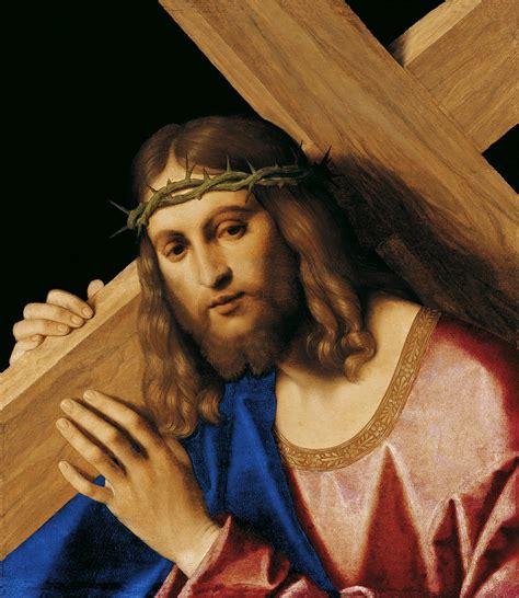 Christ Carrying The Cross Painting By Vincenzo Catena Pixels