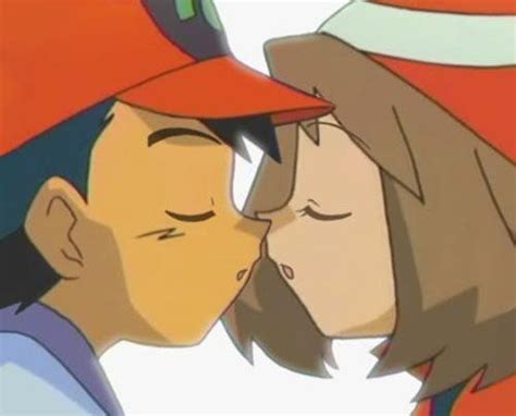 May And Ash About To Kiss Pokemon Characters Pokemon Comics Pokemon