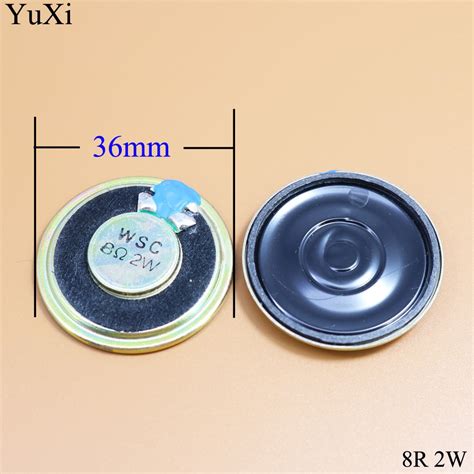 Yuxi 2w Loudspeaker 36mm 8 Ohms 8r 8ohm Mini Round Speaker Diameter