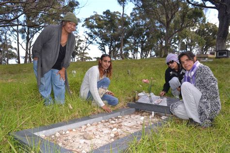 An unmarked grave is one that lacks a marker, headstone, or nameplate indicating that a body is buried there. Wallaga Lake Koori village cemetery project: Photos ...