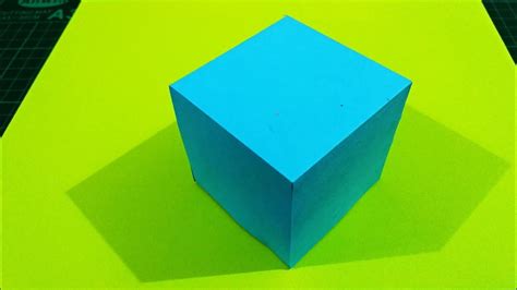 How To Make Cubecube With Paper Cube Craft Making Cube With Paper