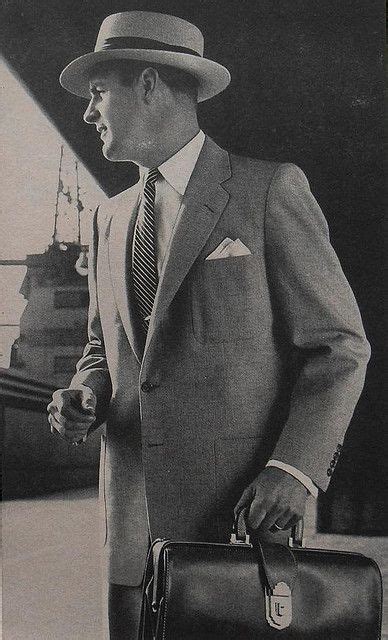 1950s Business Man In Suit Mens Fashion Photography 1950s Mens