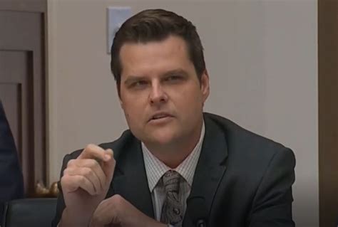 Congressman matt gaetz speaks during a house judiciary committee markup of the articles of impeachment against president donald trump. GOP Rep. Matt Gaetz Reminds Everyone That Even Republican Presidents Used to Have Healthcare ...