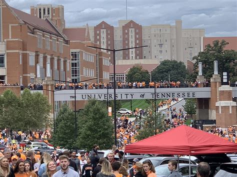 Crowds on UT campus - Oh, the Places We See