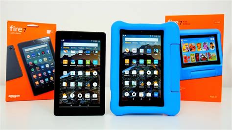 All New Amazon Fire 7 And Fire 7 Kids Edition Tablets 2019 Whats New