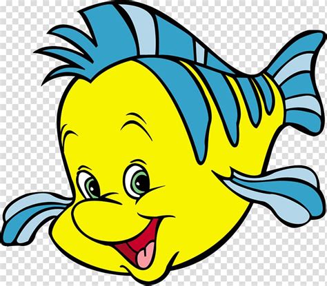 Little Mermaid Fish Character Flounder Ariel Sebastian Drawing