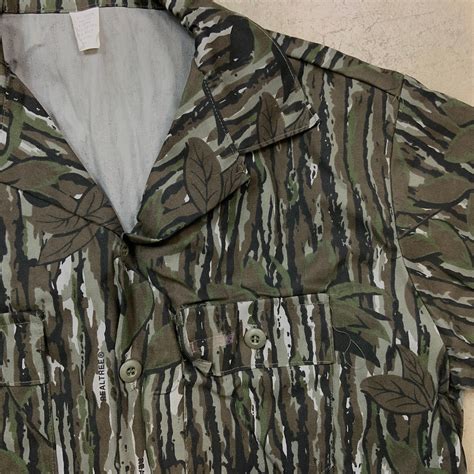 Vintage 1980s Real Tree Bark Camo Shirt Jacket Fatigues Made Etsy