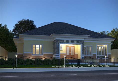 Home nigeria nigeria duplex designs nigerian designs nigerian house plans nigerian plans pent house pent house design. 4 bedroom bungalow (Ref: 4030) - NigerianHousePlans