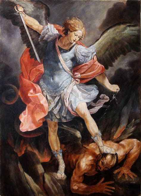 Archangel Michael 2018 Figurative Religious Oil Painting Fine Arts