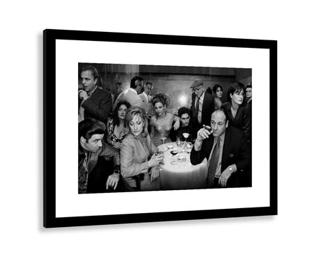 The Sopranos Black And White Image Series On Italian American Etsy