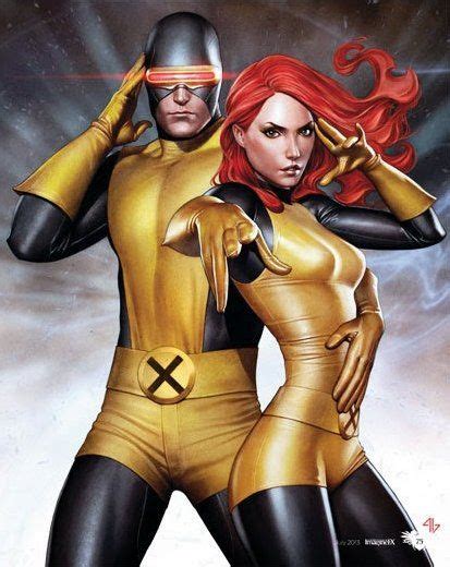 Cyclops And Marvel Girl By Adi Granov Marvel Girls Superhero Marvel Superheroes