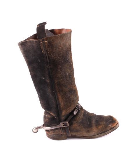 Civil War Era Confederate Cavalry Boots W Spurs