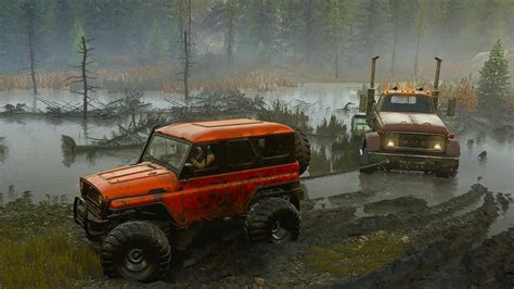 Snowrunner Deliver Drowned Truck Gmc Mh9500 Off Road Gameplay