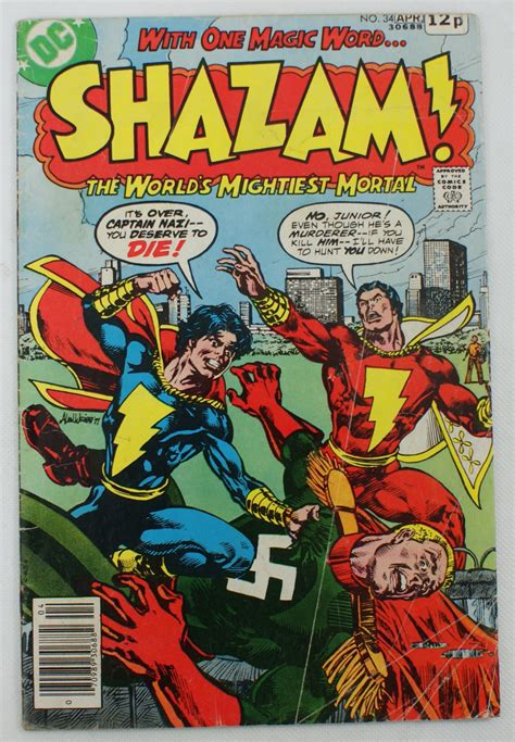 Shazam 1973 34 A Captain Nazi Origin Marvel King Kull Dc